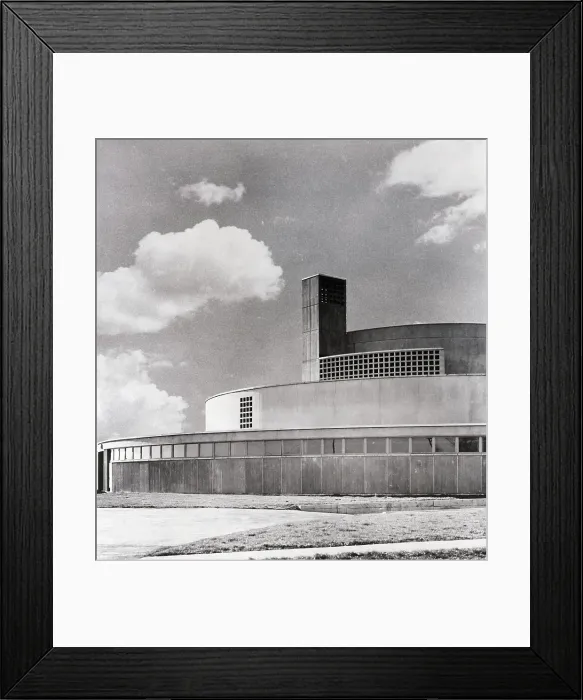 Framed Print : Exterior View Of Reactor Building Framed Print : Exterior View Of Reactor Building