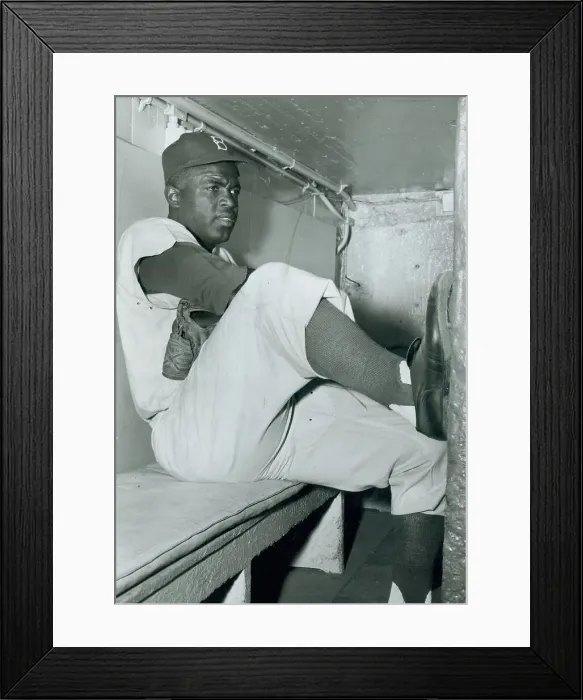 Framed Print : Jackie Robinson Framed Print : Jackie Robinson