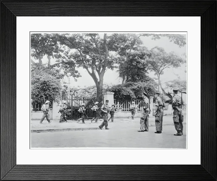 Framed Print : Vietminh and French Troops in 1955 Framed Print : Vietminh and French Troops in 1955