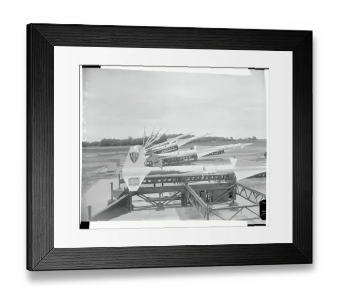Framed Print : US Army Nike Missiles on Launchers Framed Print : US Army Nike Missiles on Launchers