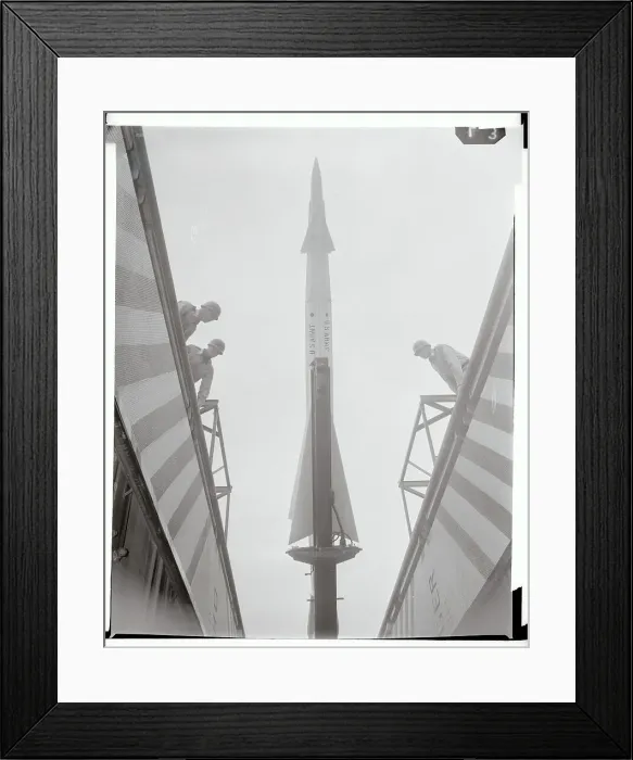 Framed Print : US Army Nike Guided Missile Launching Position Framed Print : US Army Nike Guided Missile Launching Position