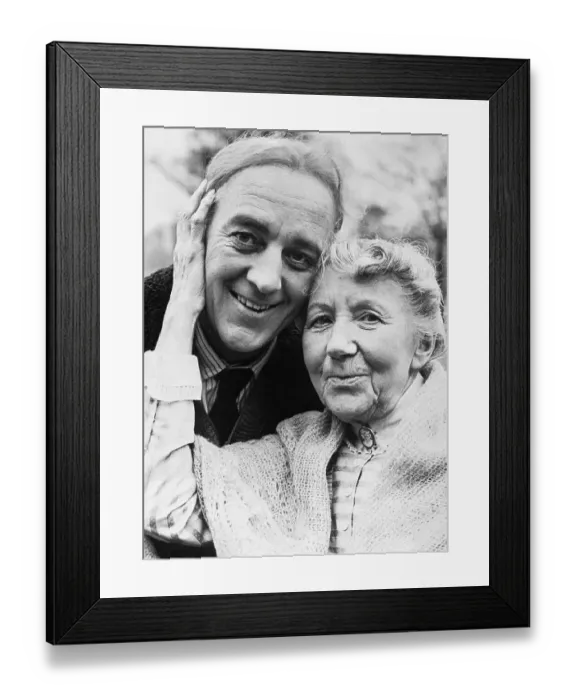 Framed Print : Portrait of Alec Guinness and Katie Johnson Framed Print : Portrait of Alec Guinness and Katie Johnson