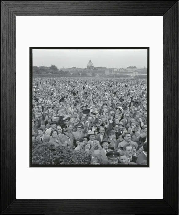 Framed Print : Overhead View of Crowd Framed Print : Overhead View of Crowd