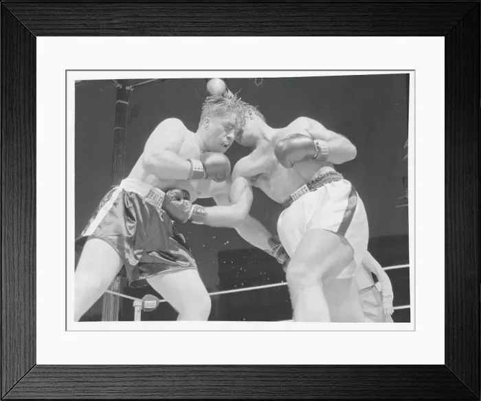 Framed Print : Rocky Marciano Boxing Don Cockell Framed Print : Rocky Marciano Boxing Don Cockell