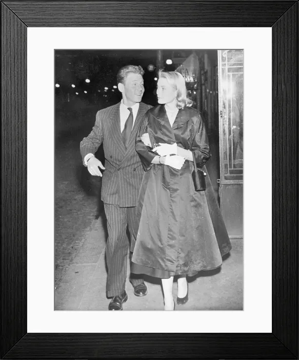 Framed Print : Jean Pierre Aumount And Grace Kelly Framed Print : Jean Pierre Aumount And Grace Kelly