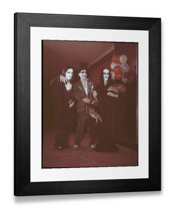 Framed Print : Group Dressed as Halloween Characters