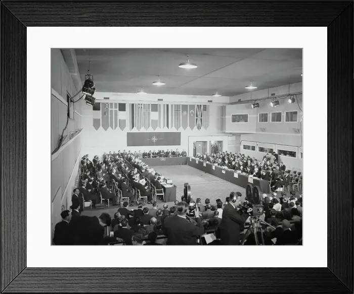 Framed Print : NATO Ministerial Council in Session Framed Print : NATO Ministerial Council in Session