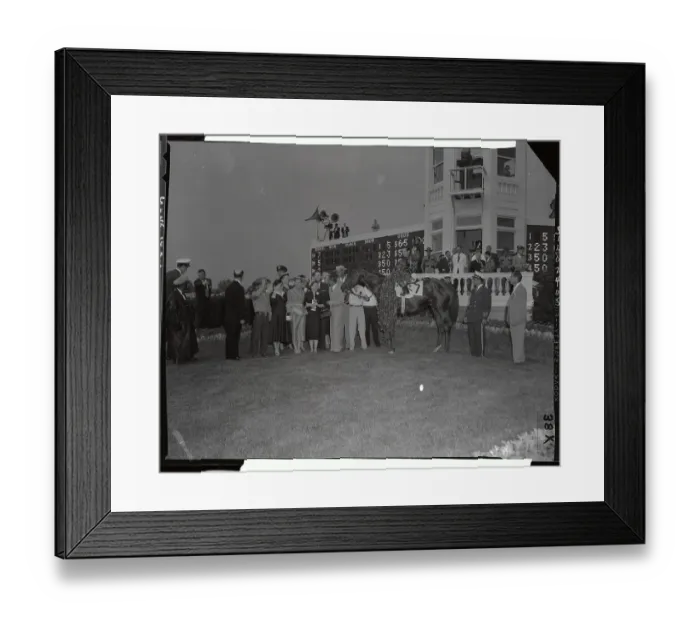 Framed Print : Willie Shoemaker on Swaps in Winner's Circle Framed Print : Willie Shoemaker on Swaps in Winner's Circle