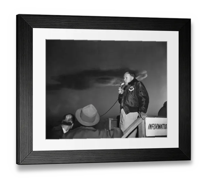Framed Print : Alvin C Graves At Atomic Test Site Framed Print : Alvin C Graves At Atomic Test Site