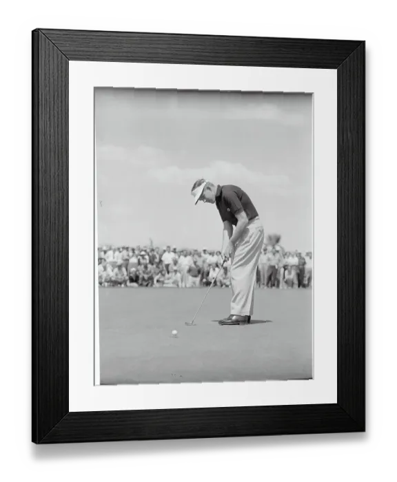 Framed Print : Gene Littler Playing Golf Framed Print : Gene Littler Playing Golf
