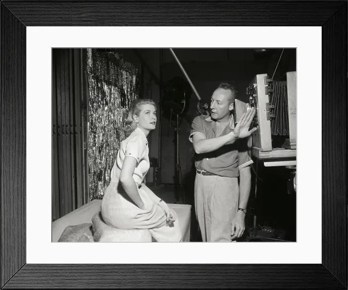Framed Print : Grace Kelly Getting Portrait Done Framed Print : Grace Kelly Getting Portrait Done
