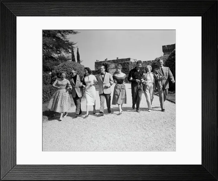 Framed Print : Celebrities at Cannes