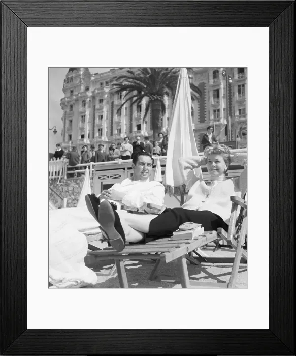Framed Print : Doris Day and Her Husband at Cannes Framed Print : Doris Day and Her Husband at Cannes
