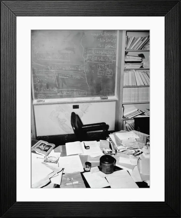 Framed Print : Dr. Albert Einstein's Study Framed Print : Dr. Albert Einstein's Study