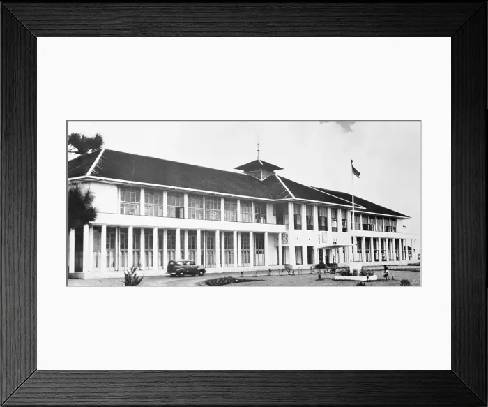 Framed Print : Bandung's Dwi Warna Builiding
