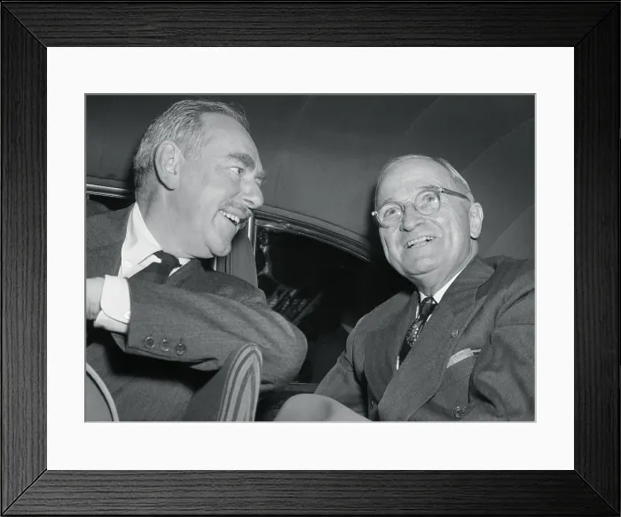 Framed Print : Harry Truman and Dean Acheson Framed Print : Harry Truman and Dean Acheson