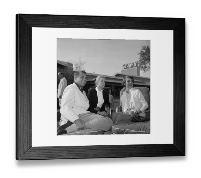 Framed Print : Grace Kelly Relaxing with Cary Grant Framed Print : Grace Kelly Relaxing with Cary Grant