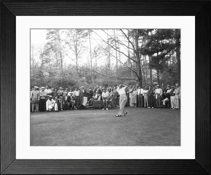 Framed Print : Cary Middlecoff Teeing Off Framed Print : Cary Middlecoff Teeing Off