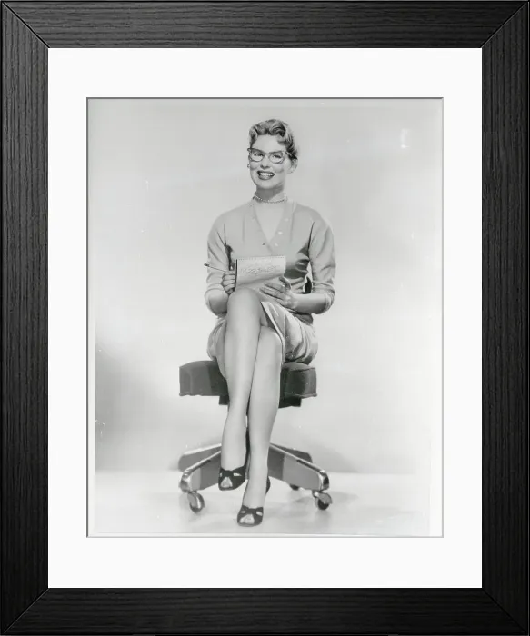Framed Print : Portrait of Doris Fesette Framed Print : Portrait of Doris Fesette