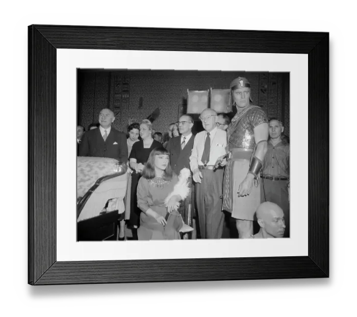 Framed Print : View of Set for The Ten Commandments Framed Print : View of Set for The Ten Commandments
