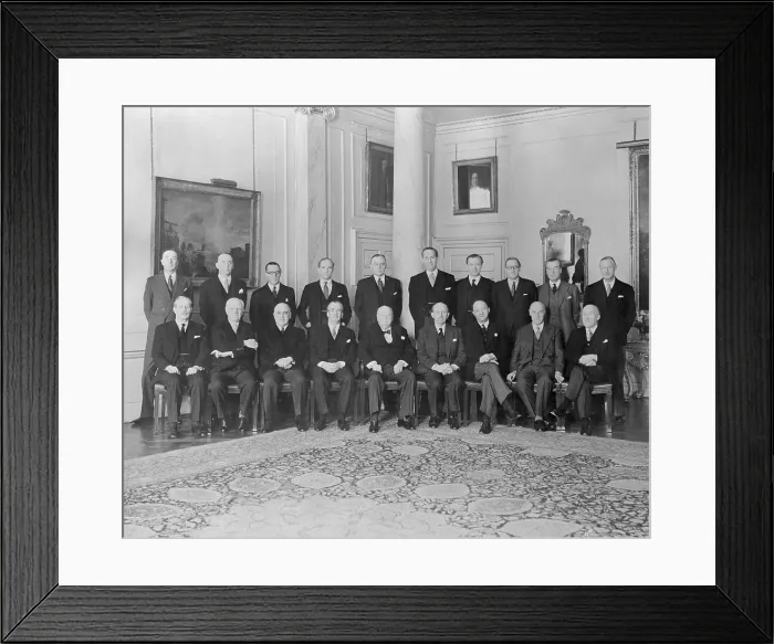 Framed Print : Sir Winston Churchill and Members of His Cabinet Framed Print : Sir Winston Churchill and Members of His Cabinet