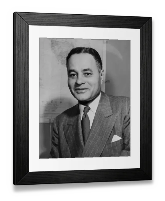 Framed Print : Ralph Bunche Framed Print : Ralph Bunche