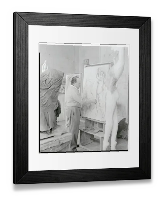 Framed Print : Giacomo Manzu Drawing Sketches Framed Print : Giacomo Manzu Drawing Sketches