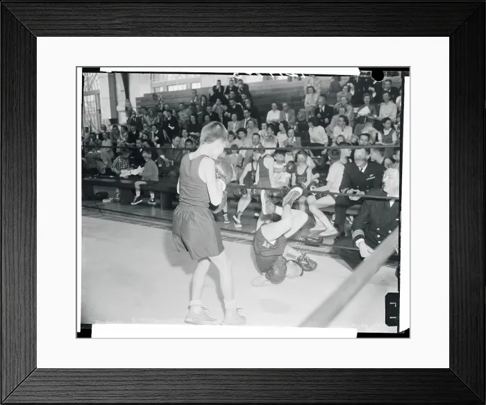 Framed Print : Children Boxing Framed Print : Children Boxing