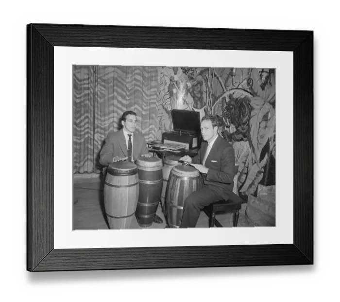 Framed Print : Marlon Brando Playing the Bongos Framed Print : Marlon Brando Playing the Bongos