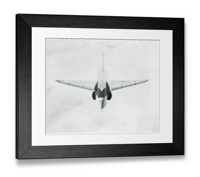 Framed Print : Convair F-102A Delta Wing Jet in Flight Framed Print : Convair F-102A Delta Wing Jet in Flight