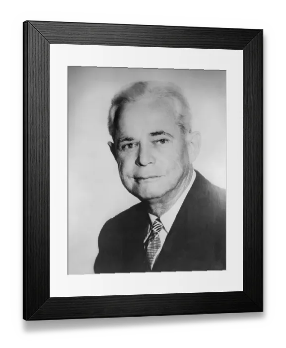 Framed Print : Charles E. Merrill Posing for Camera Framed Print : Charles E. Merrill Posing for Camera