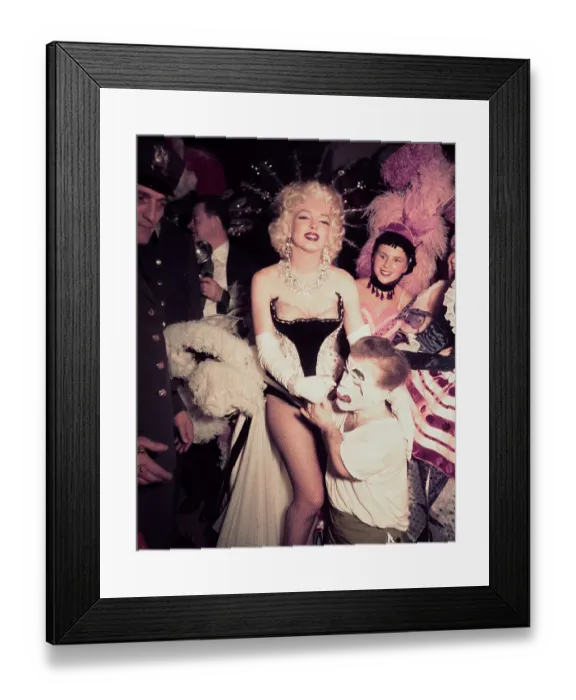 Framed Print : Marilyn Monroe at Circus Benefit Framed Print : Marilyn Monroe at Circus Benefit