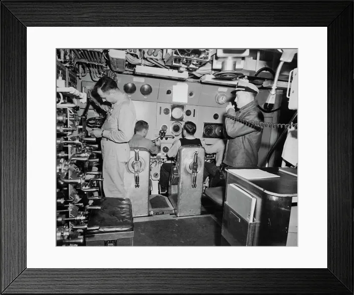 Framed Print : Sailors Manning Stations of Submarine Control Room Framed Print : Sailors Manning Stations of Submarine Control Room