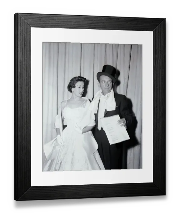 Framed Print : Bing Crosby Attending Oscars Ceremony Framed Print : Bing Crosby Attending Oscars Ceremony