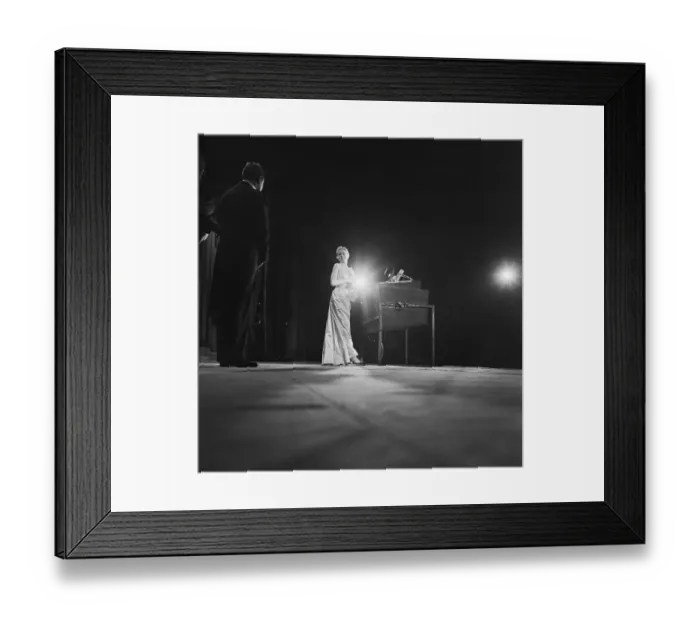 Framed Print : Grace Kelly Standing At The Podium Framed Print : Grace Kelly Standing At The Podium
