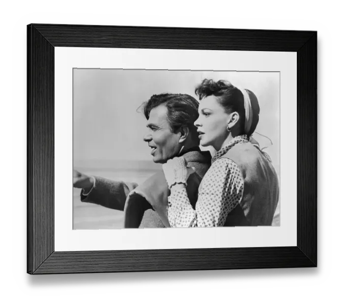 Framed Print : Portrait of Judy Garland and James Mason Framed Print : Portrait of Judy Garland and James Mason