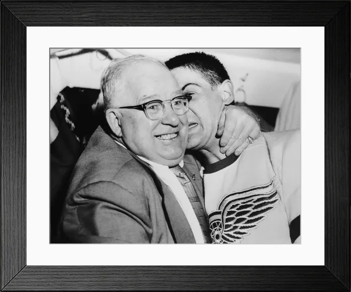 Framed Print : Jack Adams and Terry Sawchuck Framed Print : Jack Adams and Terry Sawchuck