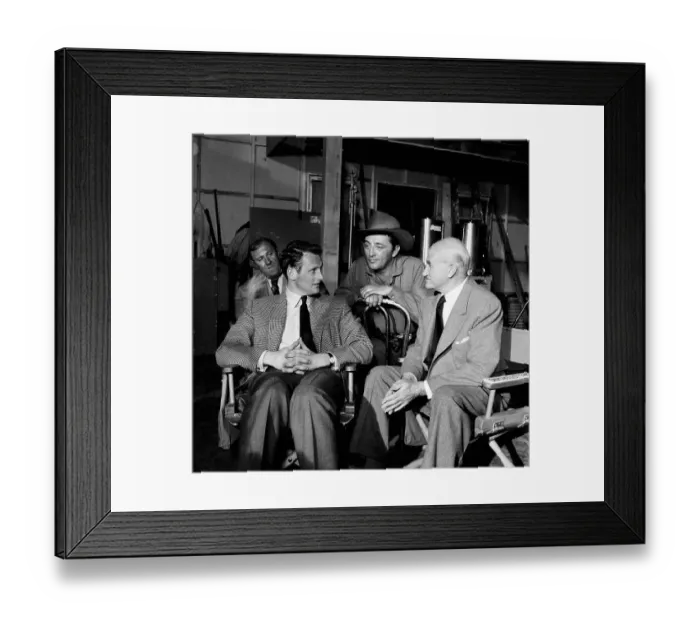 Framed Print : Sam Goldwyn Jr. Sam Goldwyn and Robert Mitchum Framed Print : Sam Goldwyn Jr. Sam Goldwyn and Robert Mitchum