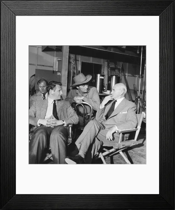 Framed Print : Samuel Goldwyn Chatting with Colleagues Framed Print : Samuel Goldwyn Chatting with Colleagues