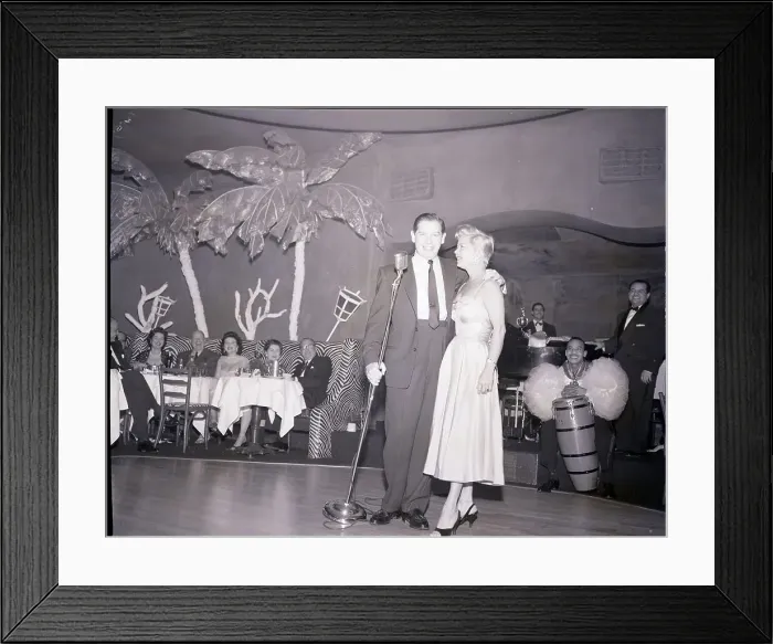 Framed Print : Milton Berle at the El Morocco Club Framed Print : Milton Berle at the El Morocco Club