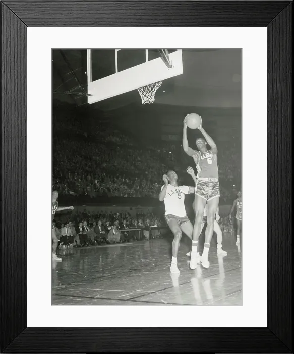 Framed Print : Basketball Action Framed Print : Basketball Action
