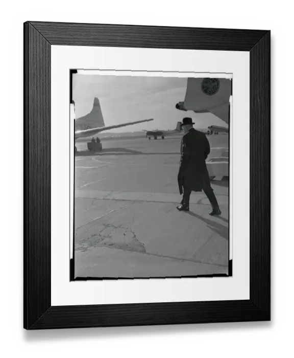 Framed Print : Dulles Angered by Question on Yalta Framed Print : Dulles Angered by Question on Yalta