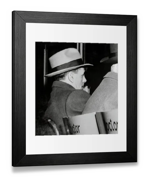 Framed Print : Maurice Richard Watching Hockey Game Framed Print : Maurice Richard Watching Hockey Game