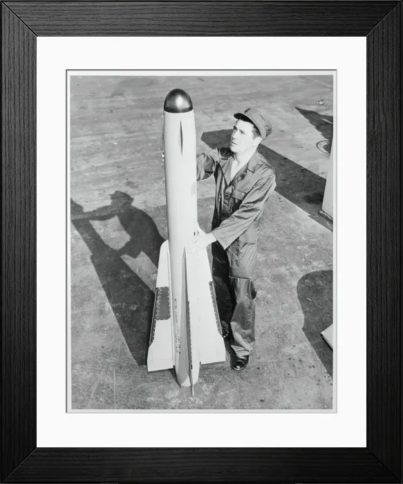 Framed Print : Smallest Guided Missile Framed Print : Smallest Guided Missile