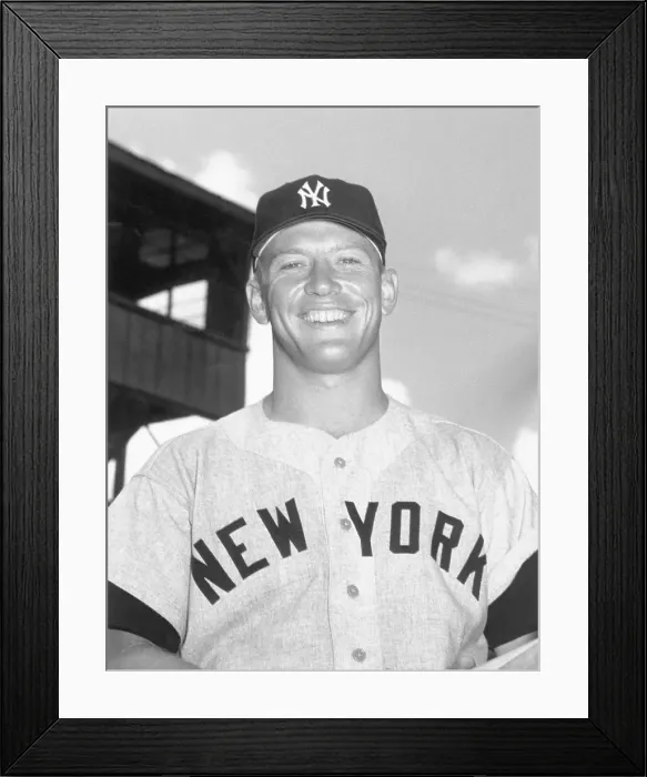 Framed Print : Mickey Mantle Framed Print : Mickey Mantle