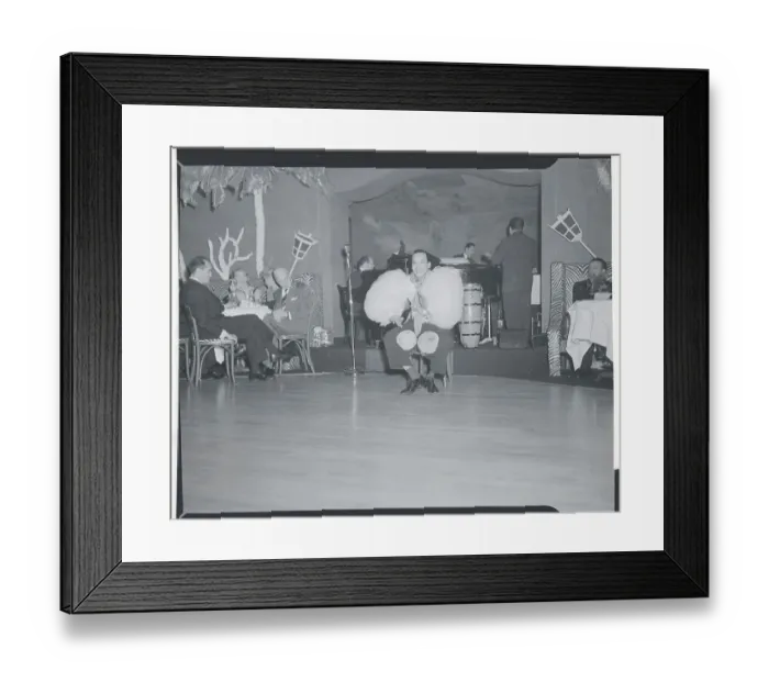 Framed Print : Bongo Player Performing at Nightclub Framed Print : Bongo Player Performing at Nightclub