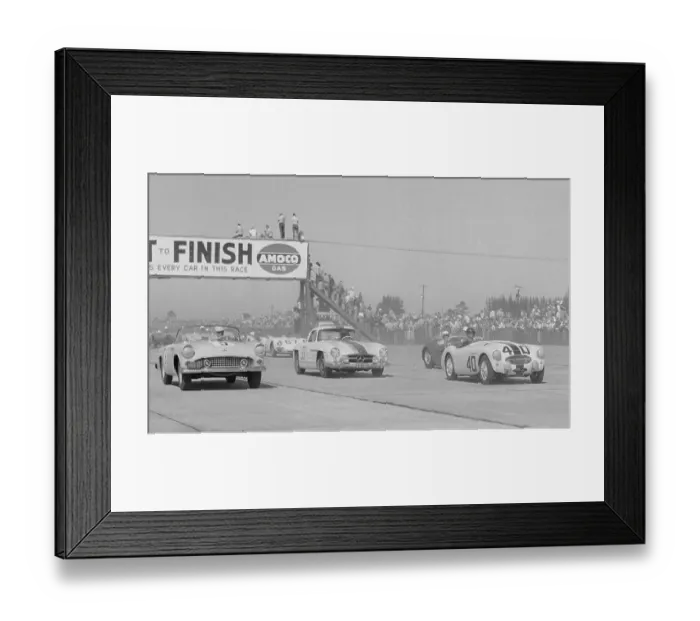 Framed Print : Racing Cars Start Event