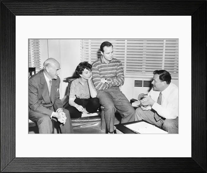 Framed Print : Producer, Director, and Stars of Guys and Dolls Framed Print : Producer, Director, and Stars of Guys and Dolls