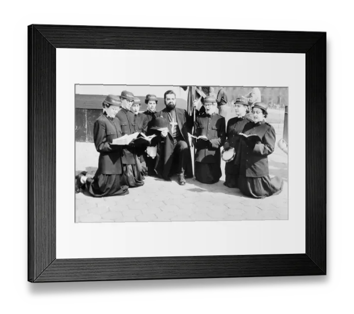 Framed Print : Salvation Army Cadets Performing a Ceremony Framed Print : Salvation Army Cadets Performing a Ceremony