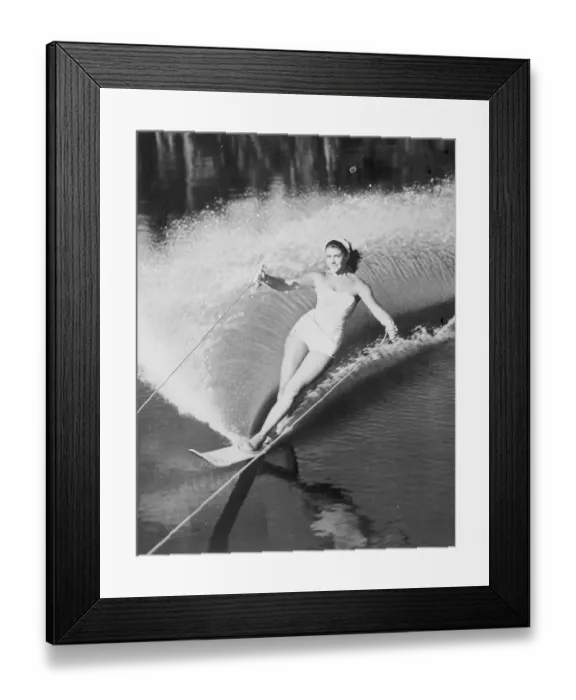 Framed Print : Splashing Success